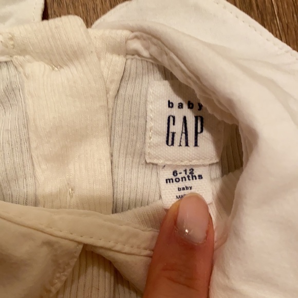 Baby Gap Peter Pan Collar Bodysuit 6-12M - Picture 2 of 4